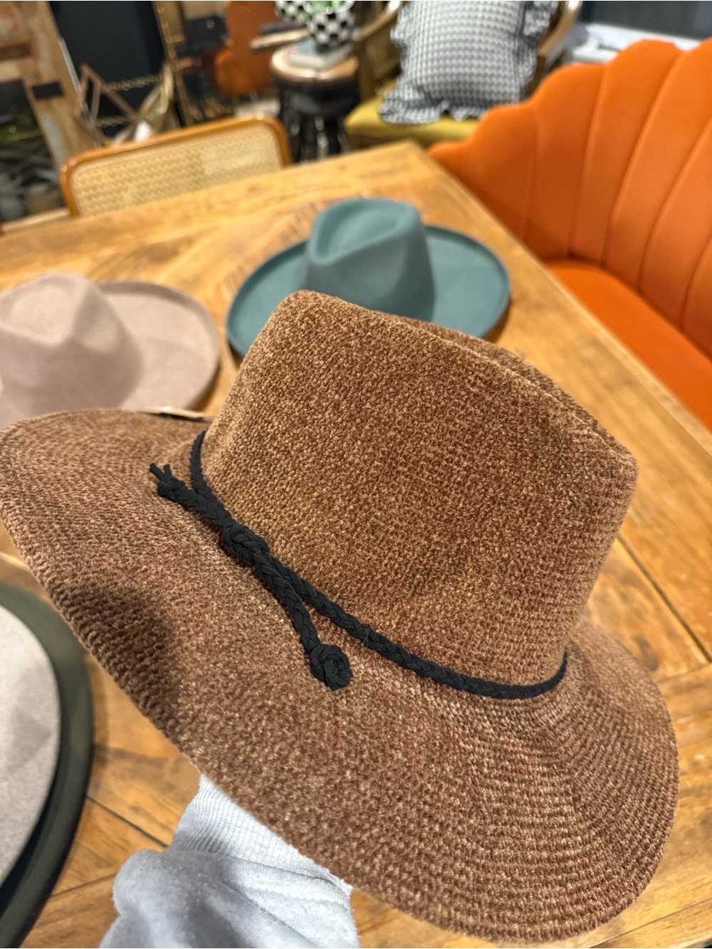 Target Women's Felt Fedora Pack in Olive, Teal, Taupe, Cream, Brown - Picture 4 of 6